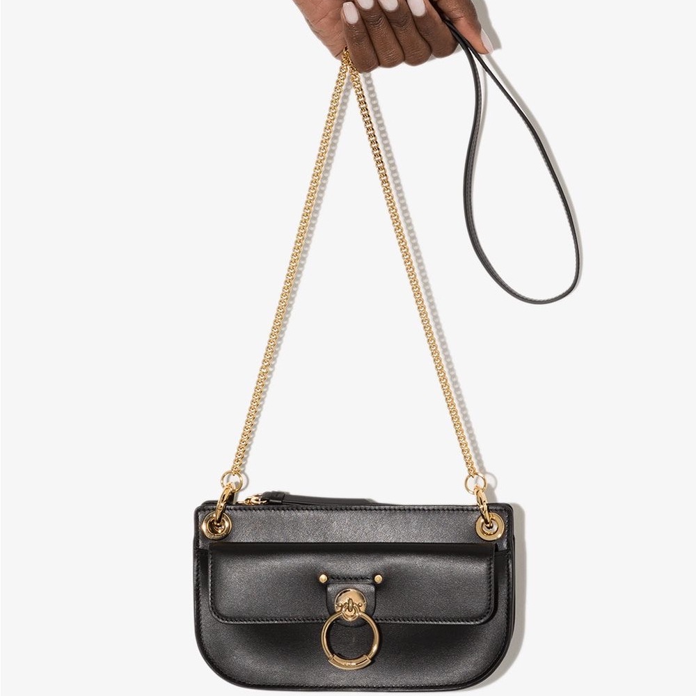Chloé Mini Tess Leather Crossbody Bag